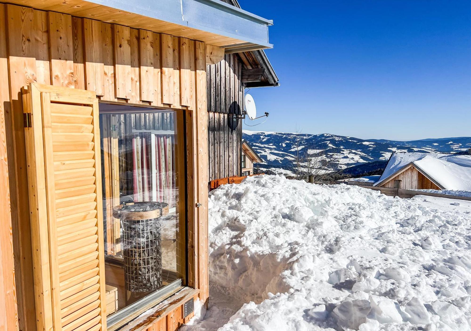 1A Chalet Eck - Wandern, Grillen, Panorama Sauna! Klippitztorl المظهر الخارجي الصورة